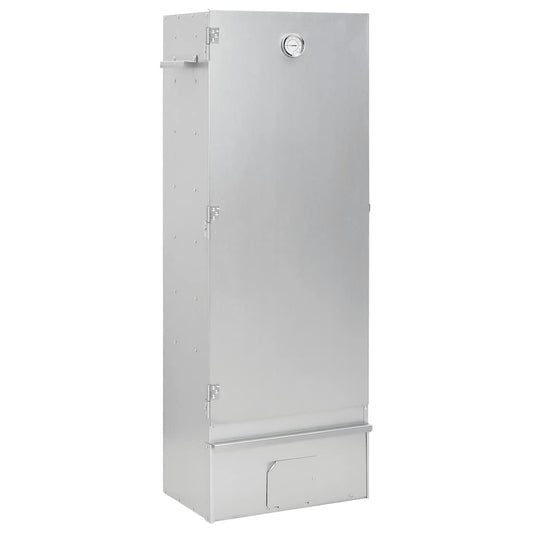 Defumador BBQ c/ aparas madeira 44,5x29x110 cm aço galvanizado