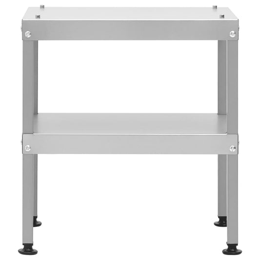 Mesa para forno defumador 40x28x44,5 cm aço galvanizado