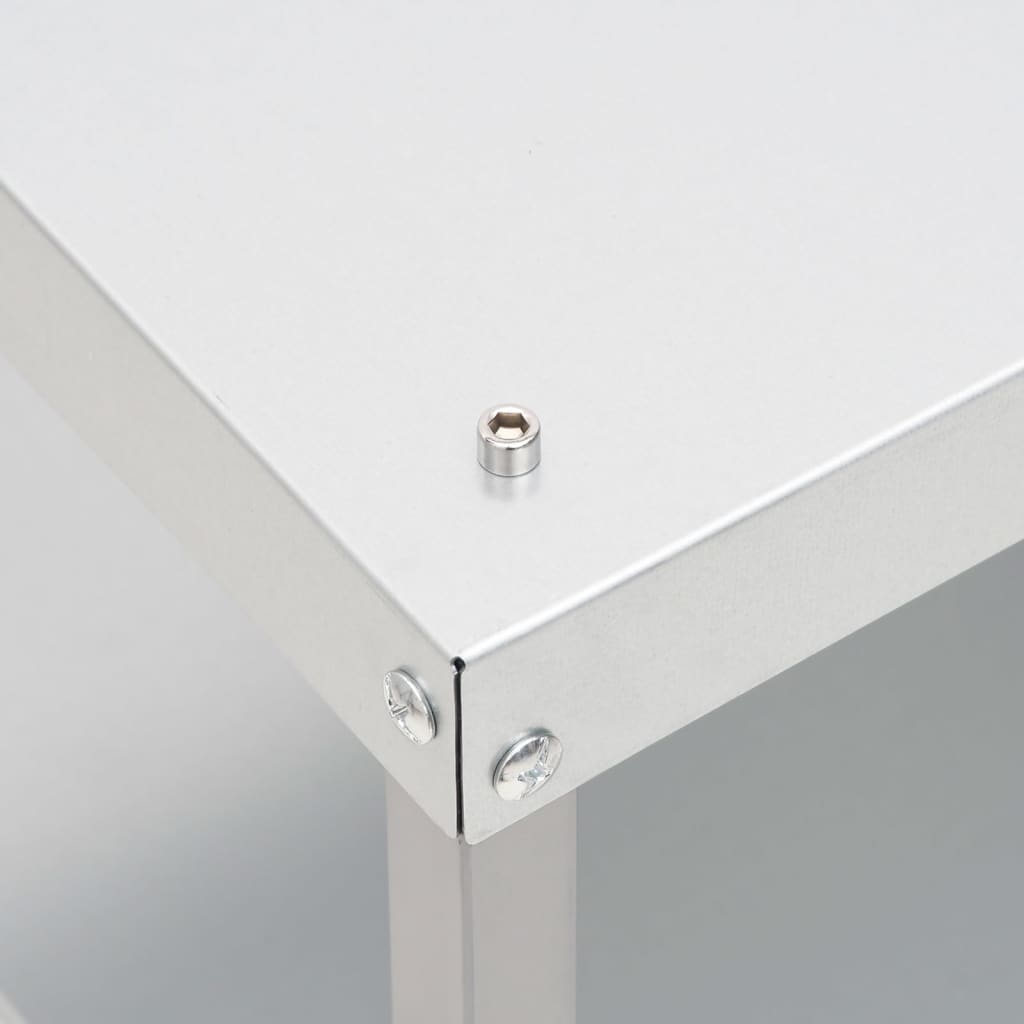 Mesa para forno defumador 40x28x44,5 cm aço galvanizado