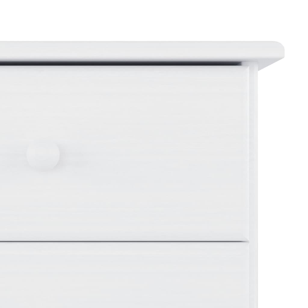 Mesa de cabeceira ALTA 41x35x55,5 cm pinho maciço branco