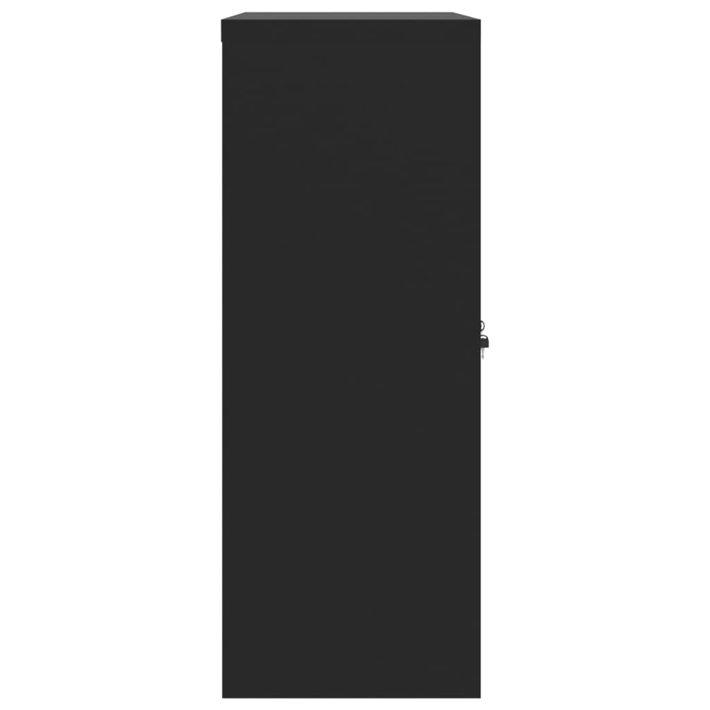 Arquivador 90x40x105 cm aço preto