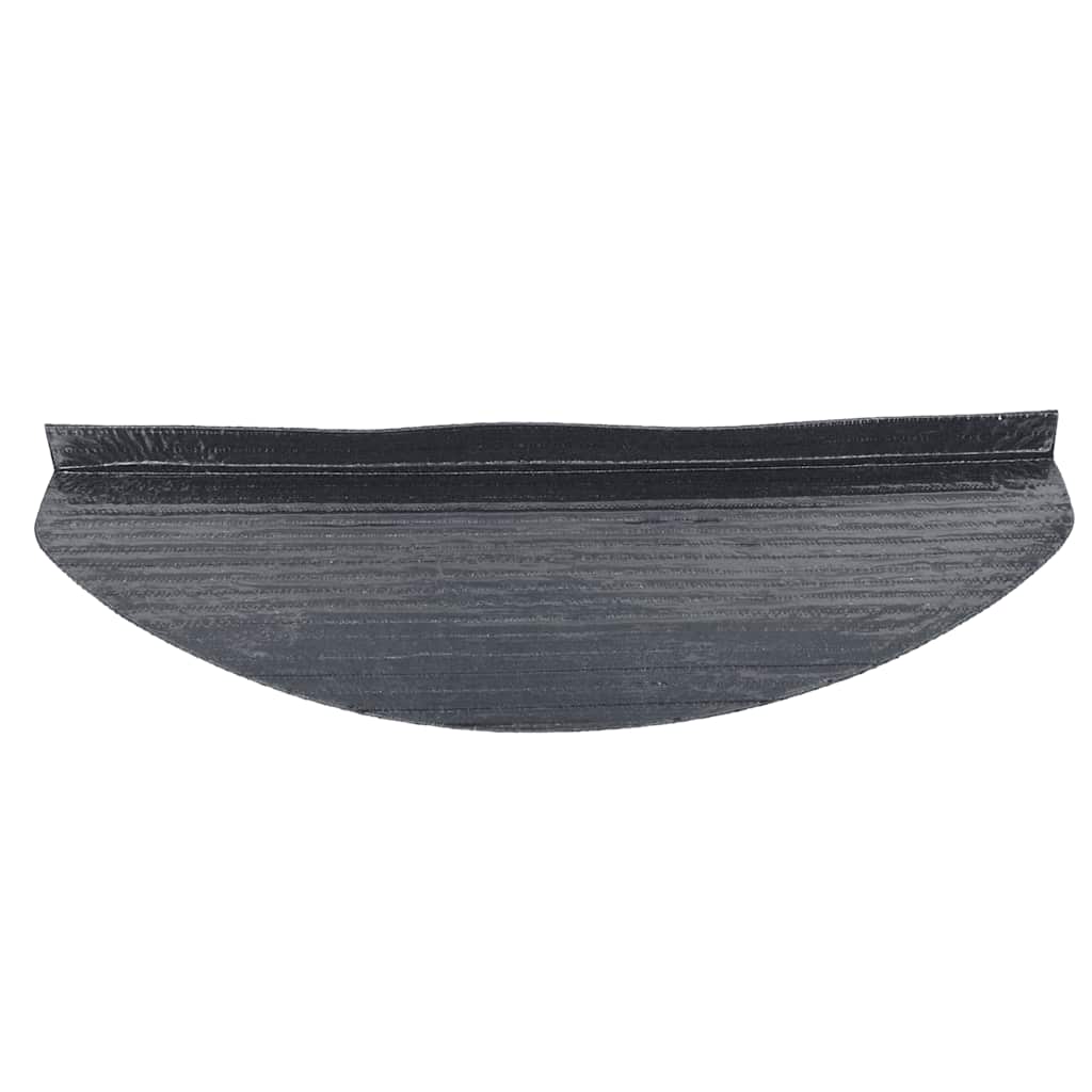 Tapetes de escada adesivos 10 pcs 65x22,5x3,5 cm cinzento