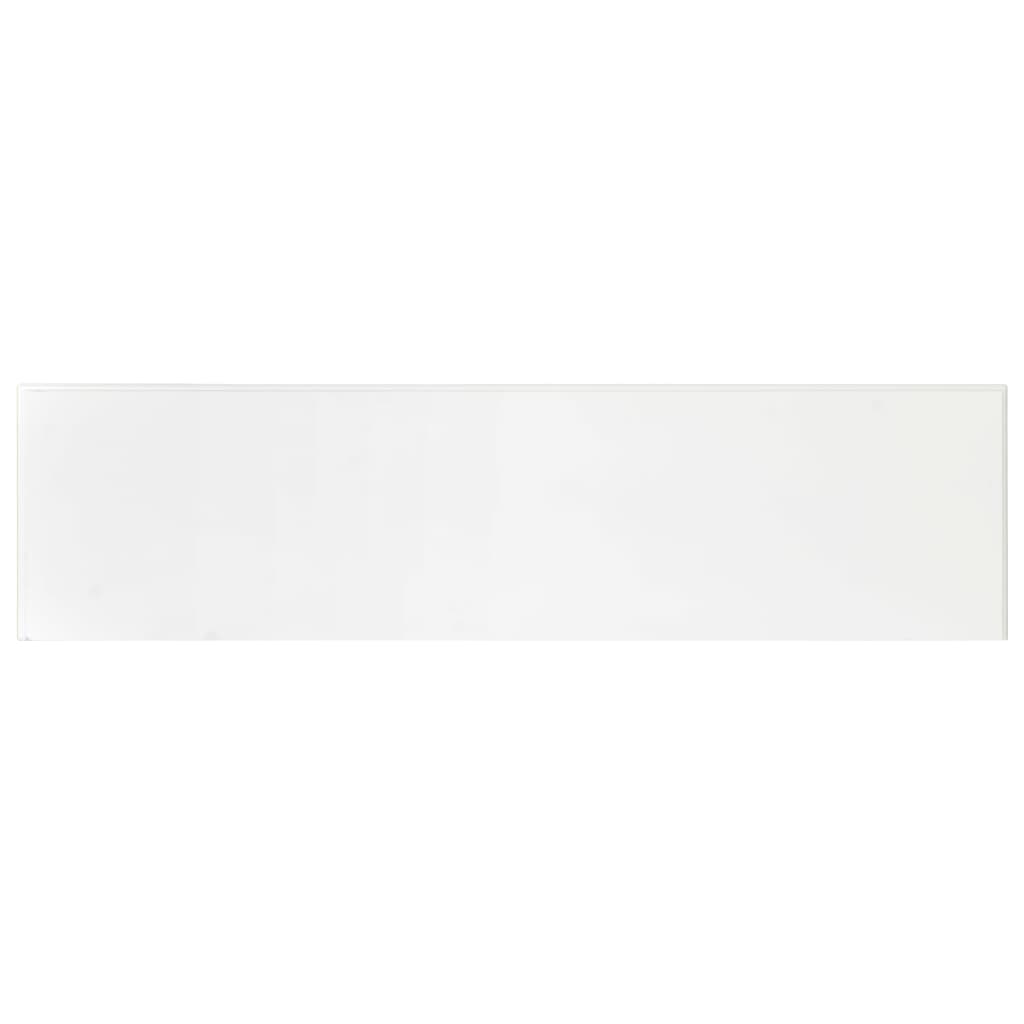 Mesa consola 110x30x76 cm derivados de madeira branco