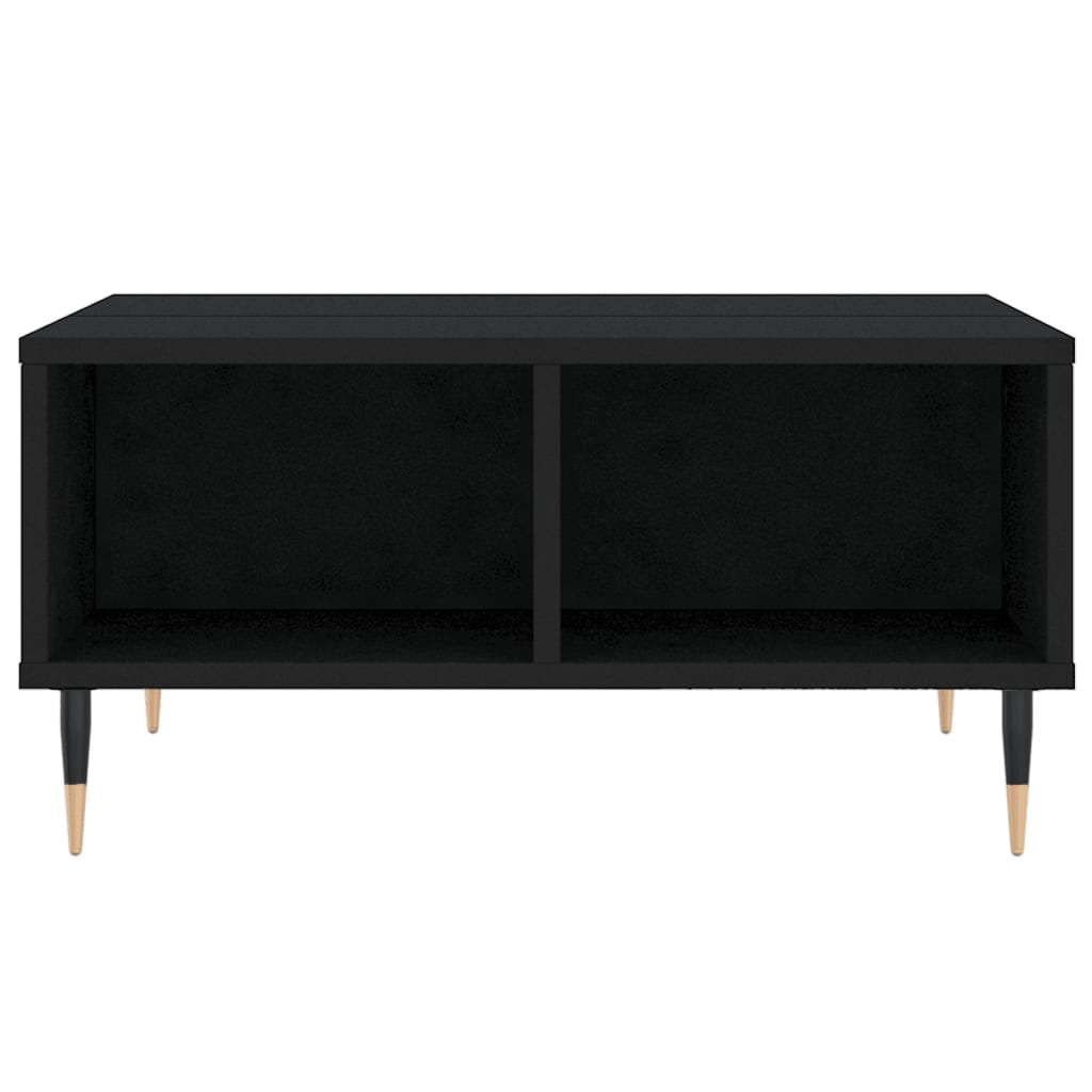 Mesa de centro 60x60x30 cm derivados de madeira preto
