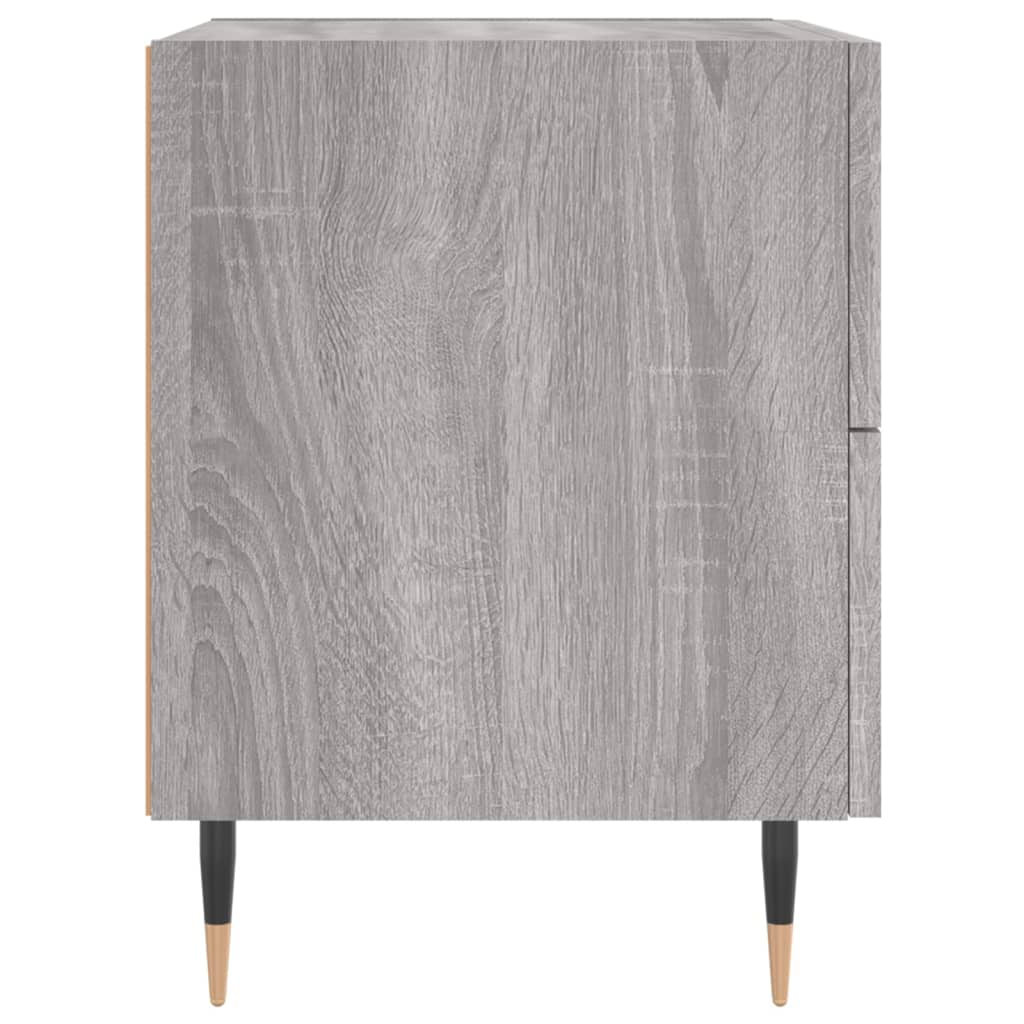 Mesa cabeceira 40x35x47,5 cm derivados madeira sonoma cinza