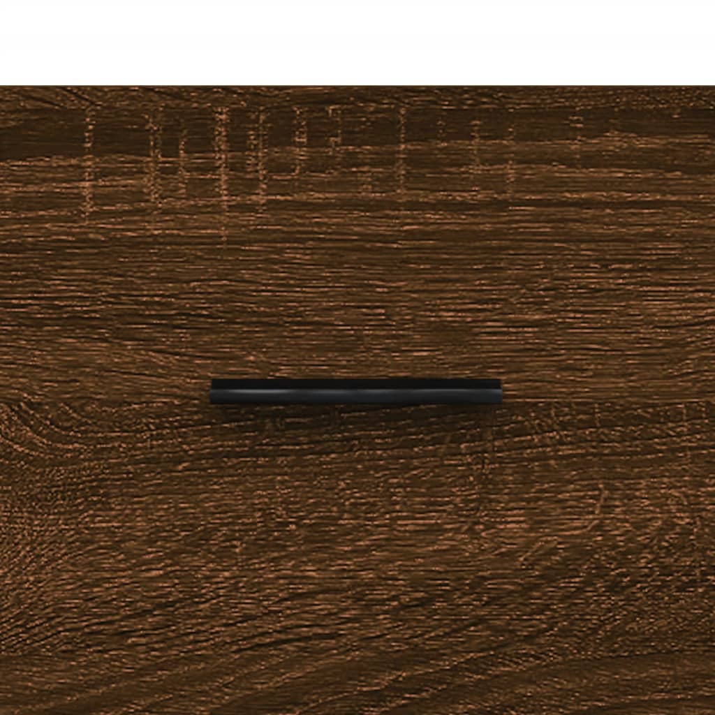 Mesa de cabeceira 2 pcs derivados de madeira carvalho castanho