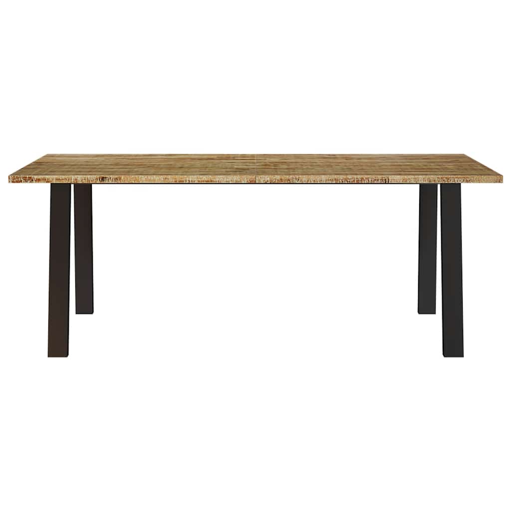 Mesa de jantar 200x90x76 madeira de acácia maciça