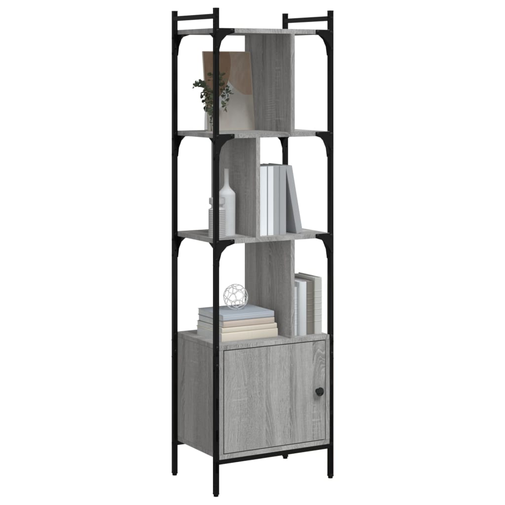 Estante c/ porta 44,5x30x154,5 cm deriv. madeira cinza sonoma