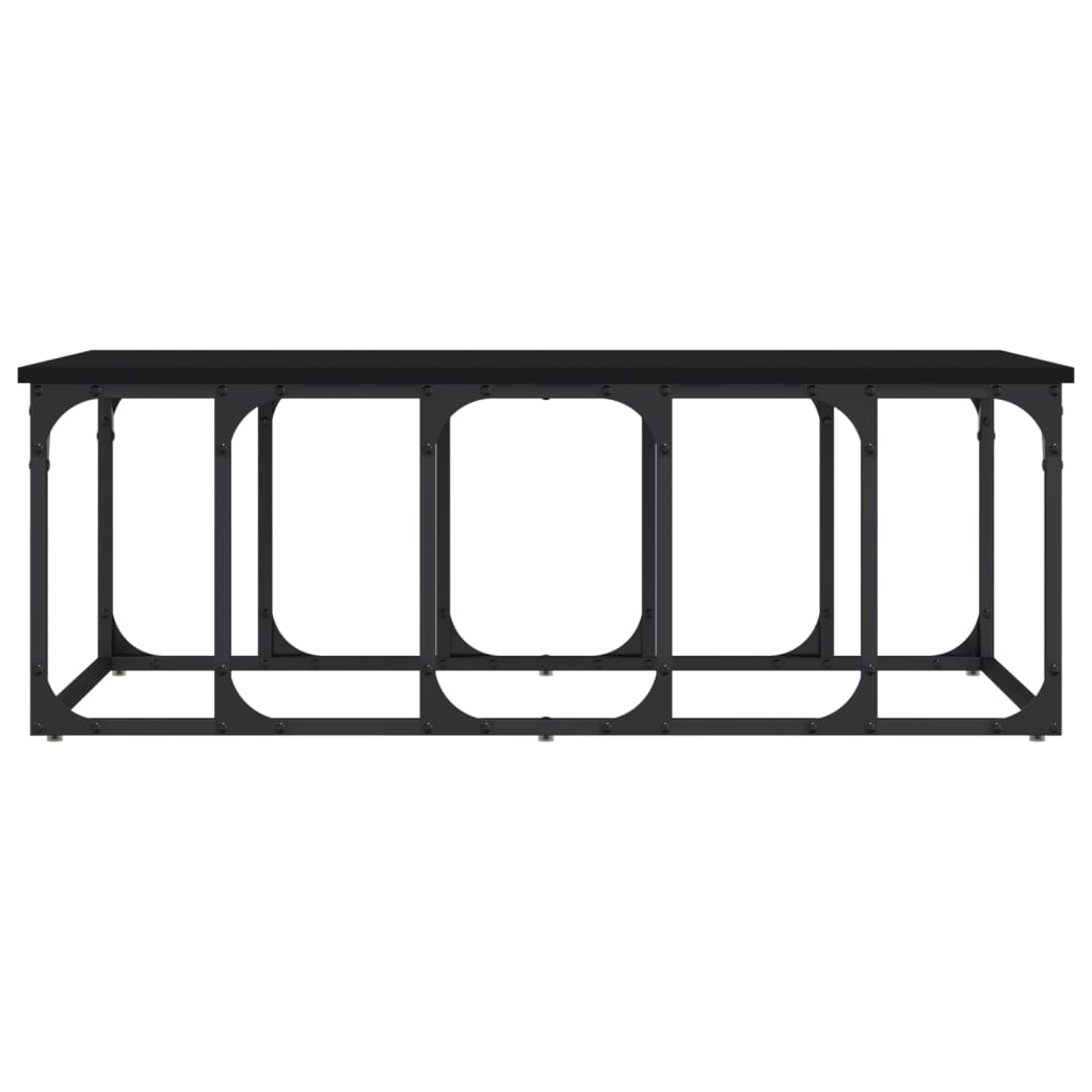 Mesa de centro 100x50x35,5 cm derivados de madeira preto