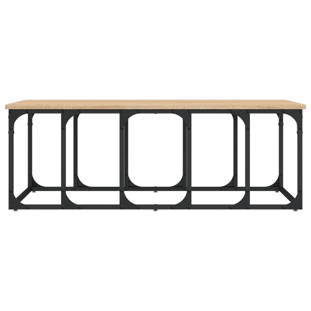 Mesa de centro 100x50x35,5 cm derivados madeira carvalho sonoma