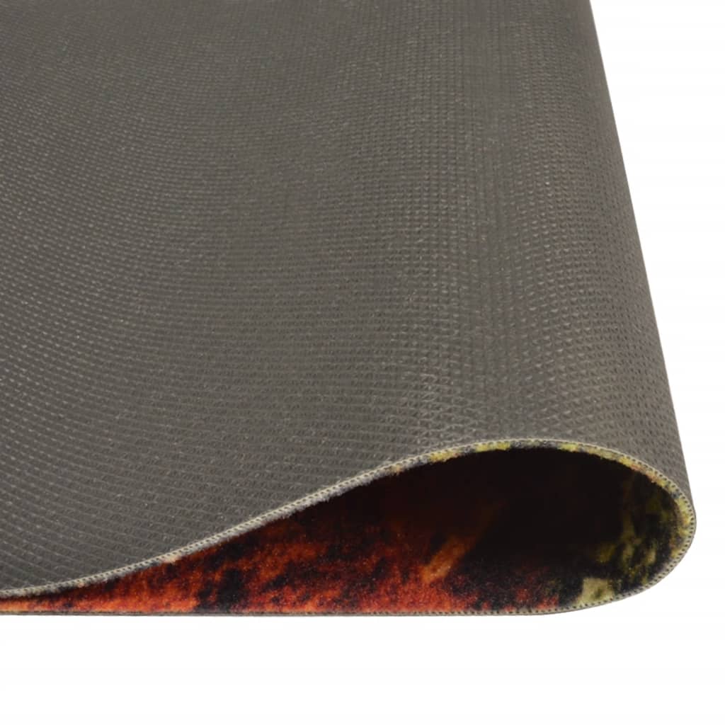 Tapete de cozinha lavável 60x300 cm veludo colheres/especiarias