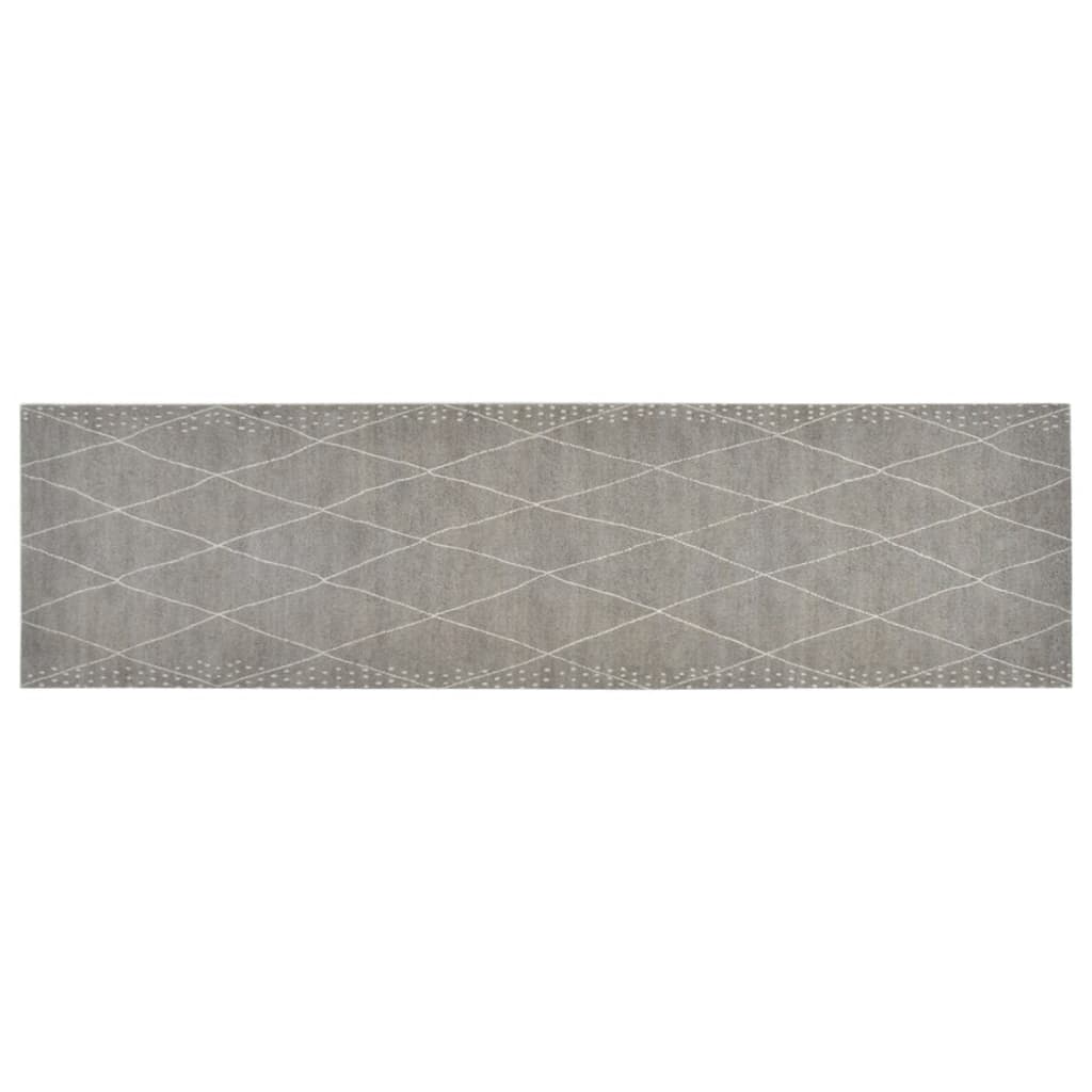 Tapete de cozinha lavável 45x150 cm veludo padrão losangos