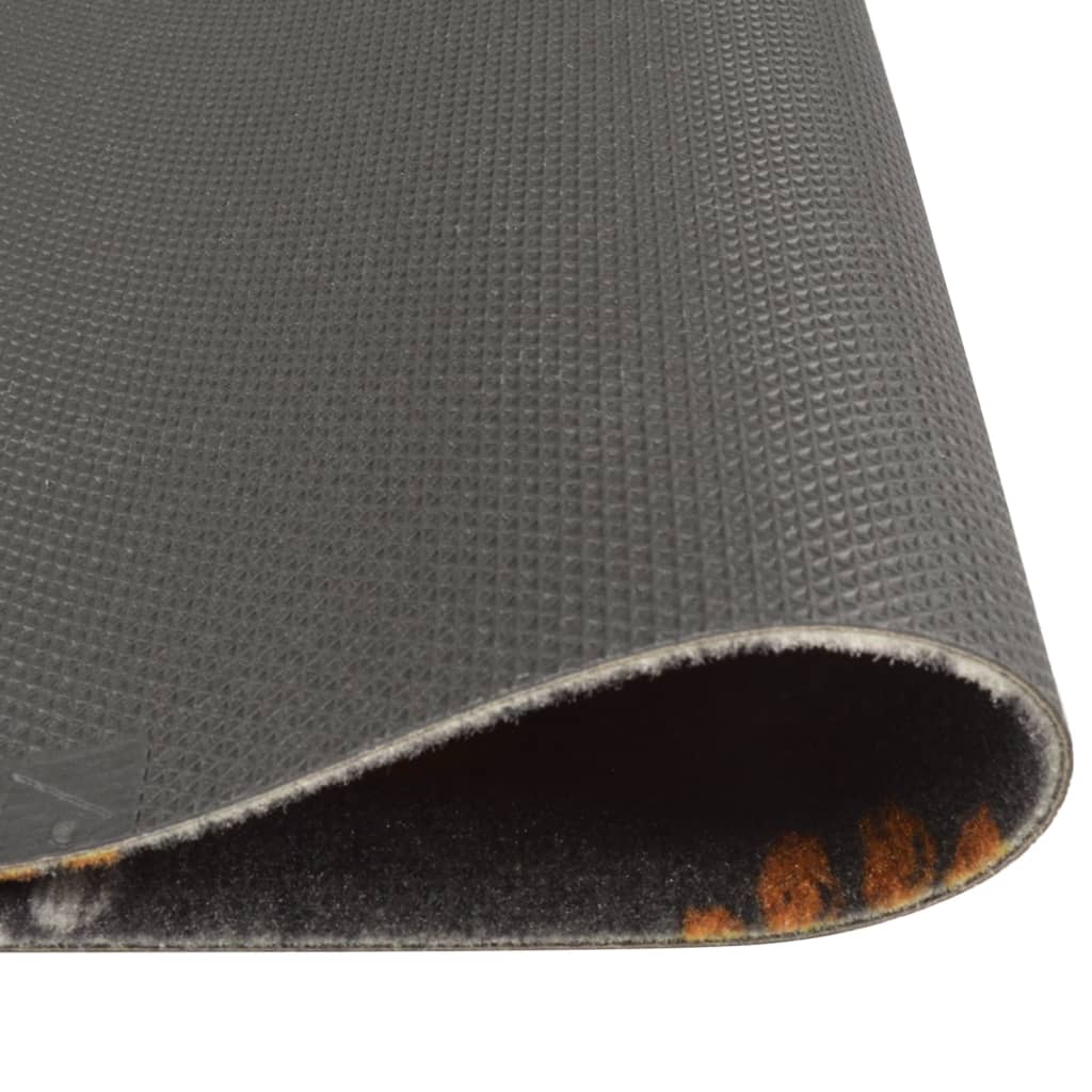 Tapete de cozinha lavável 45x150 cm veludo padrão patinhas