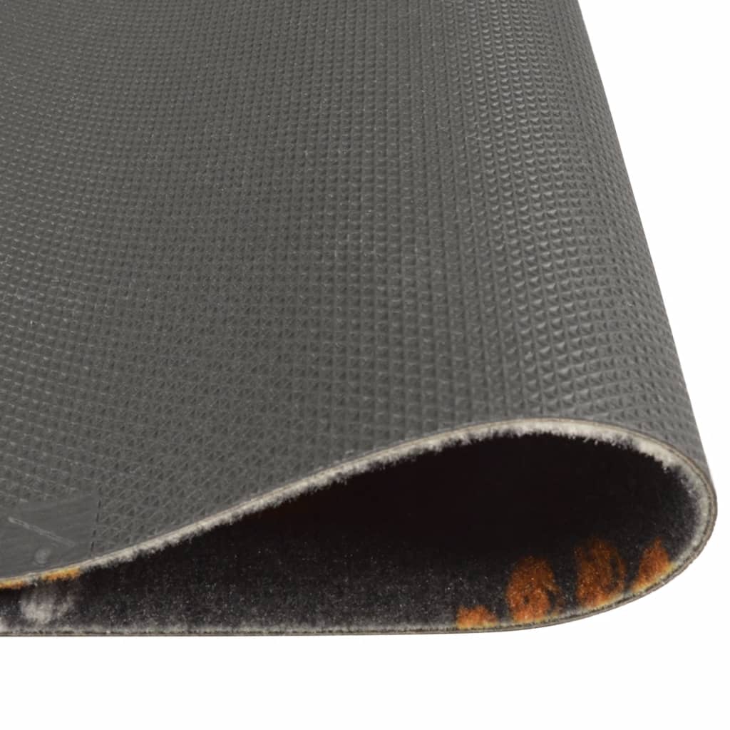 Tapete de cozinha lavável 60x180 cm veludo padrão patinhas
