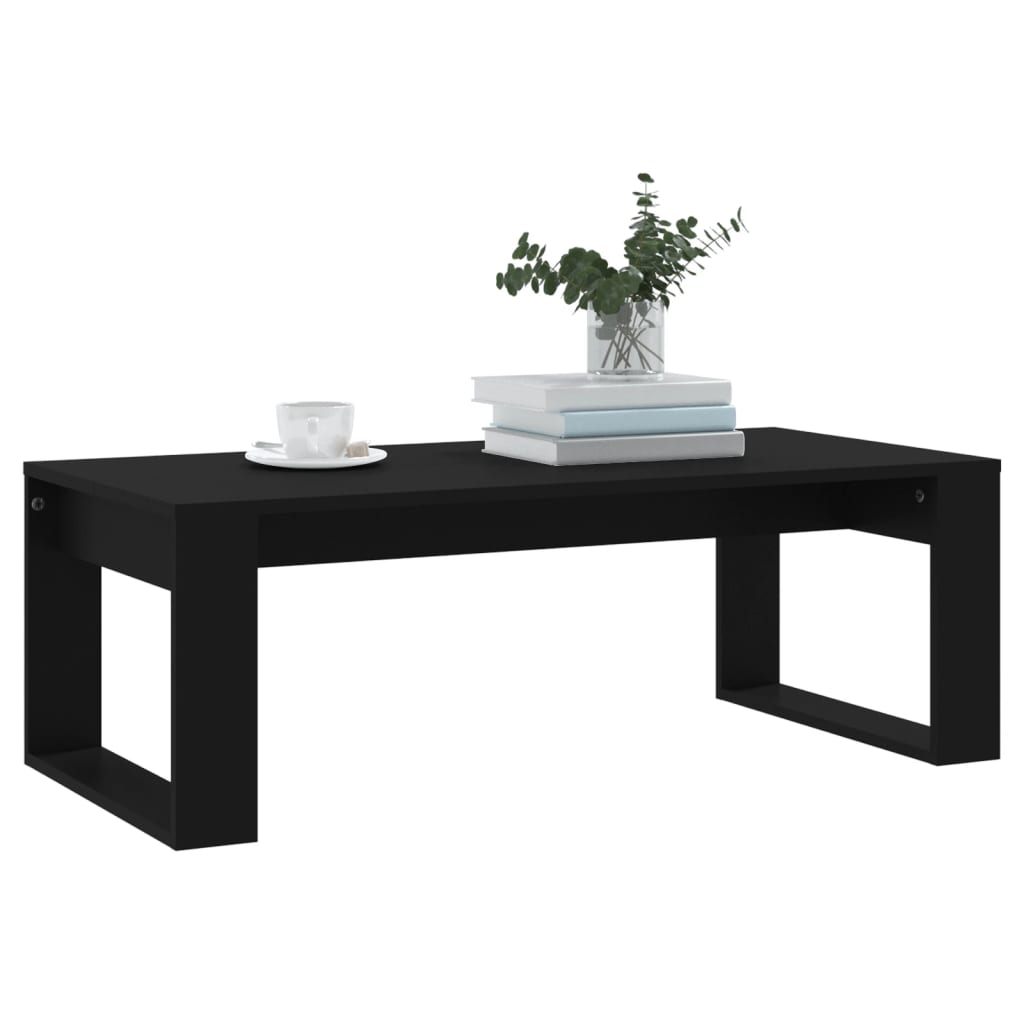 Mesa de centro 102x50x35 cm derivados de madeira preto