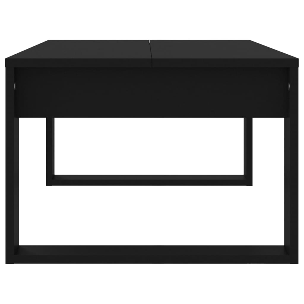 Mesa de centro 102x50x35 cm derivados de madeira preto