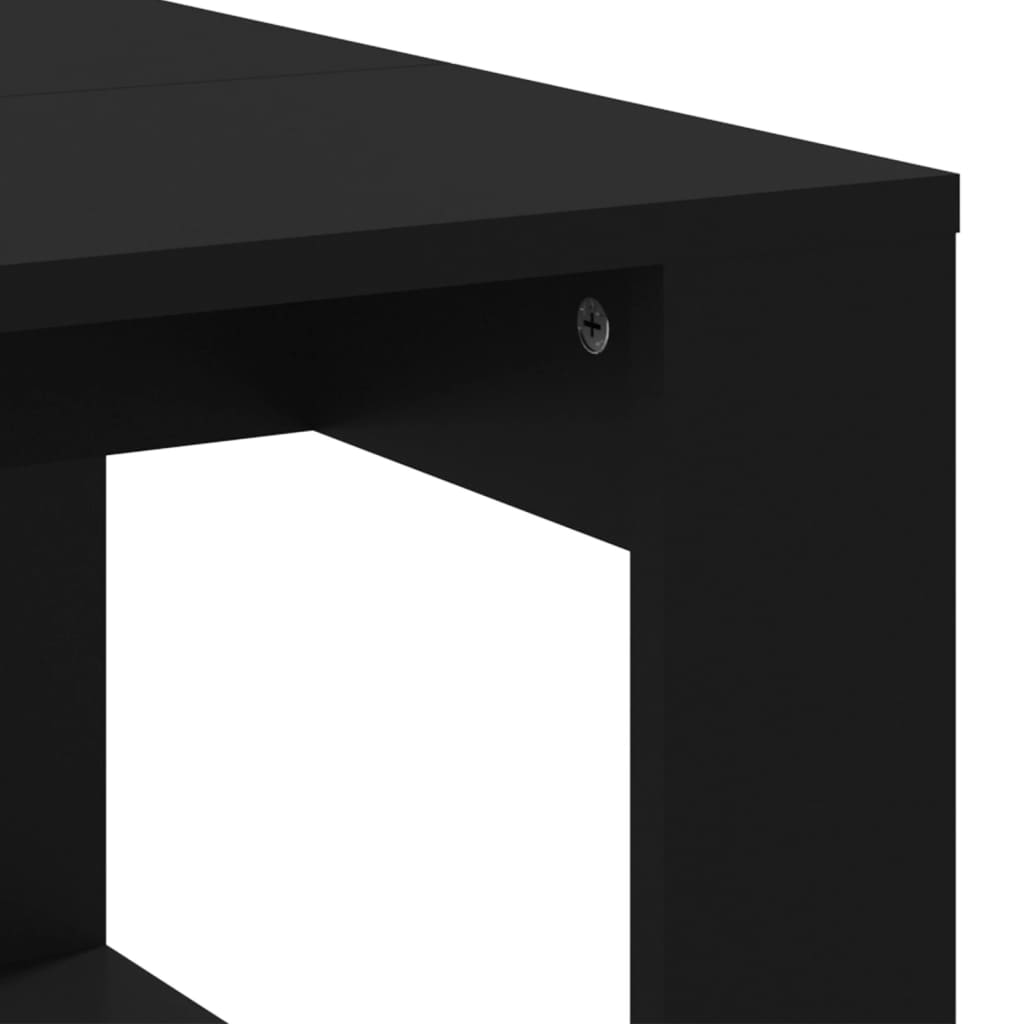Mesa de centro 102x50x35 cm derivados de madeira preto