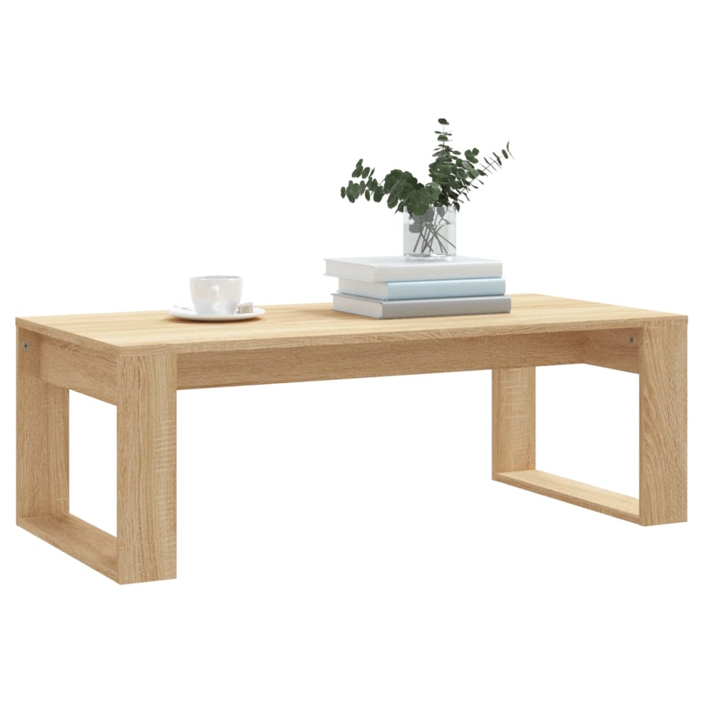 Mesa de centro 102x50x35cm derivados de madeira carvalho sonoma