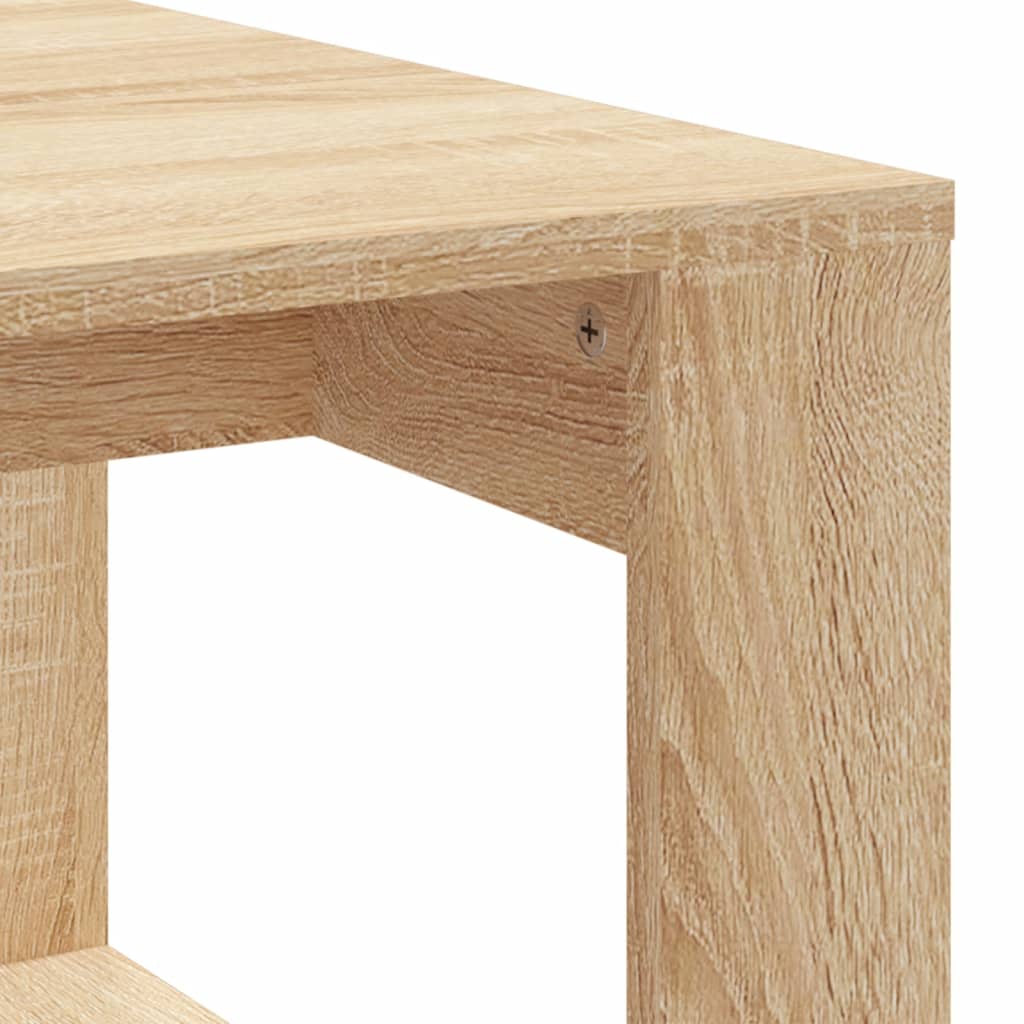 Mesa de centro 102x50x35cm derivados de madeira carvalho sonoma