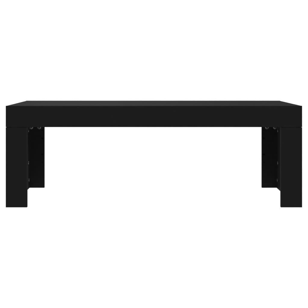 Mesa de centro 102x50x36 cm madeira processada preto