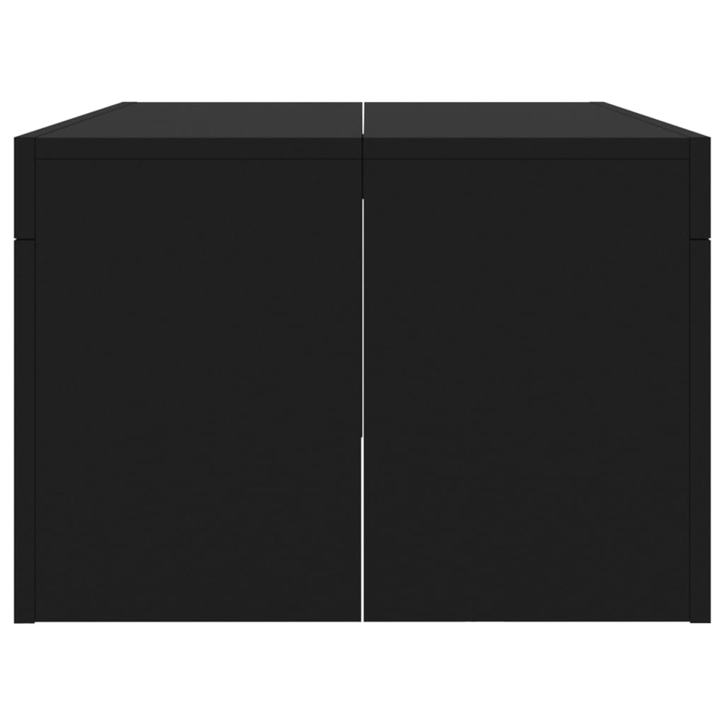 Mesa de centro 102x50x36 cm madeira processada preto