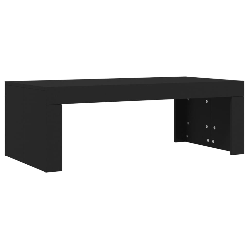 Mesa de centro 102x50x36 cm madeira processada preto