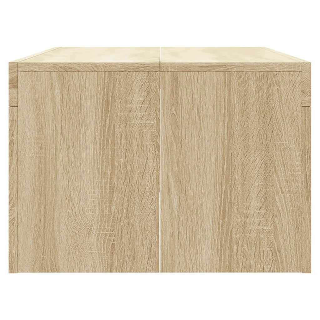 Mesa de centro 102x50x36 madeira processada carvalho sonoma