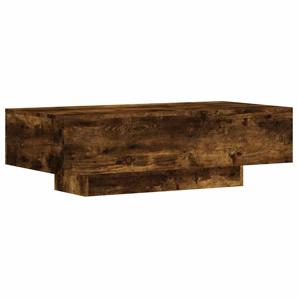 Mesa de centro 100x49,5x31 cm derivados madeira carvalho fumado