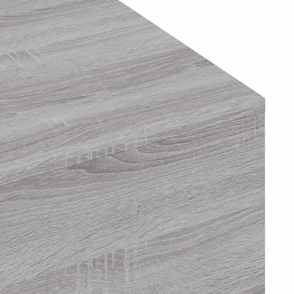 Mesa de centro 100x49,5x31 cm derivados de madeira cinza sonoma