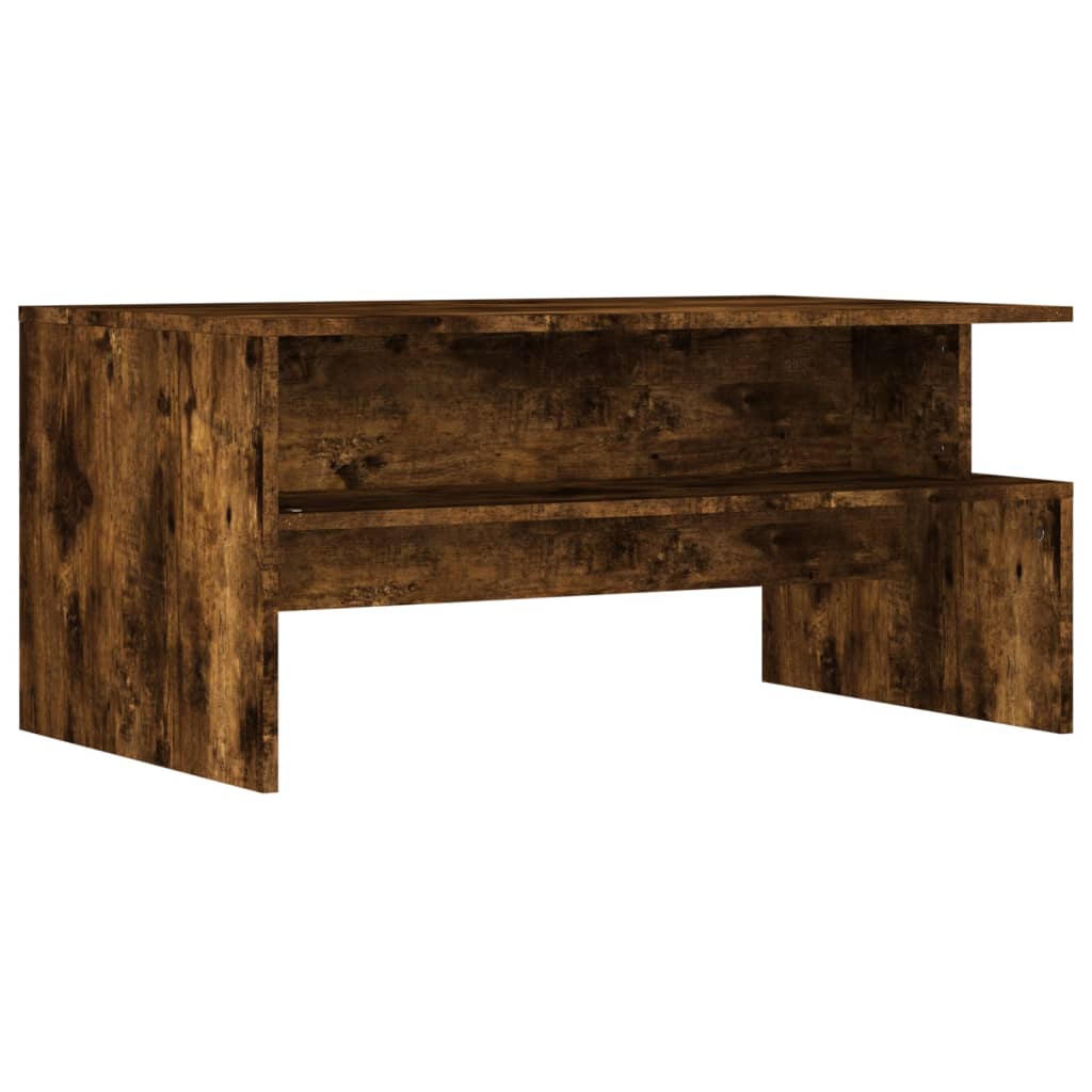 Mesa de centro 90x55x42,5cm derivados madeira carvalho fumado