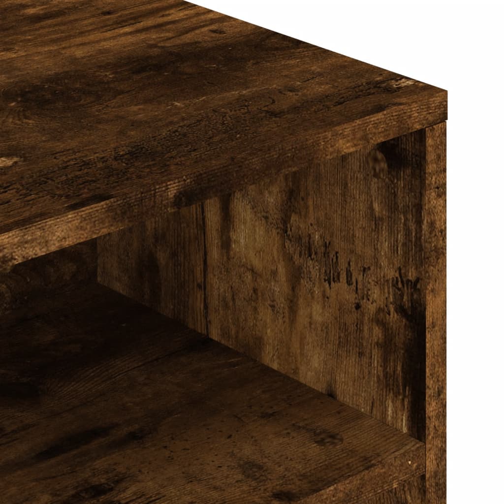 Mesa de centro 90x55x42,5cm derivados madeira carvalho fumado