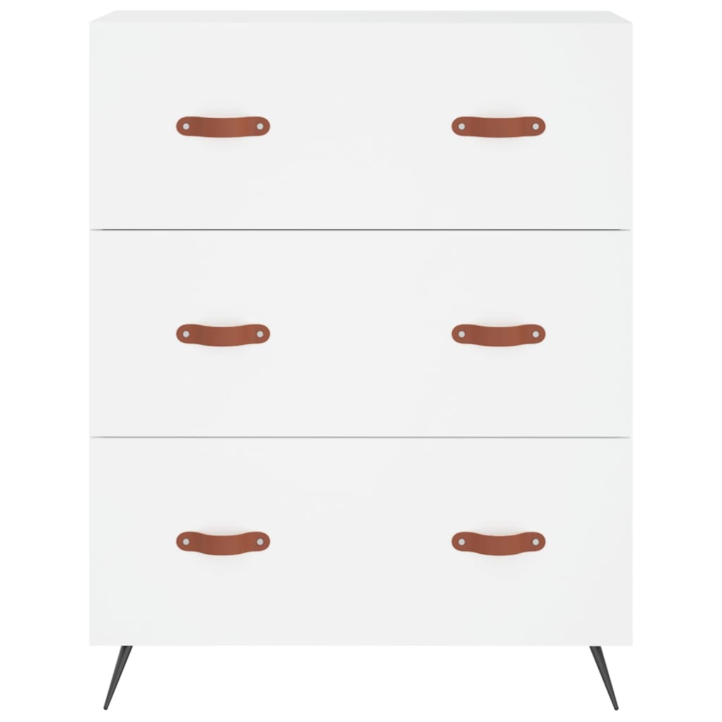 Armário alto 69,5x34x180 cm derivados de madeira branco