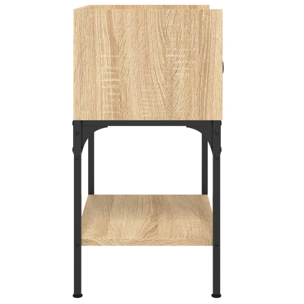 Mesa cabeceira 40,5x31x60 cm derivados madeira carvalho sonoma