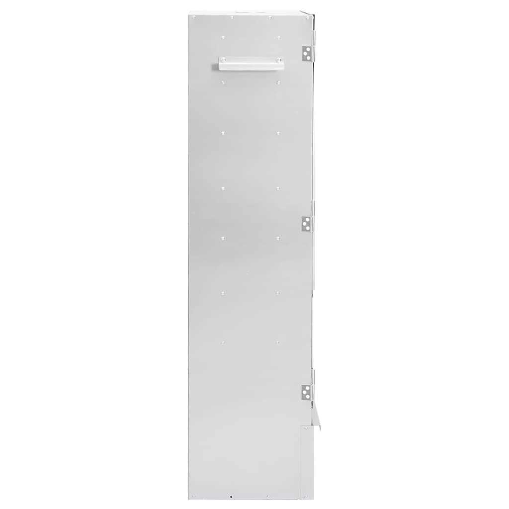 Defumador p/ churrasqueira c/ gerador fumo frio aço galvanizado