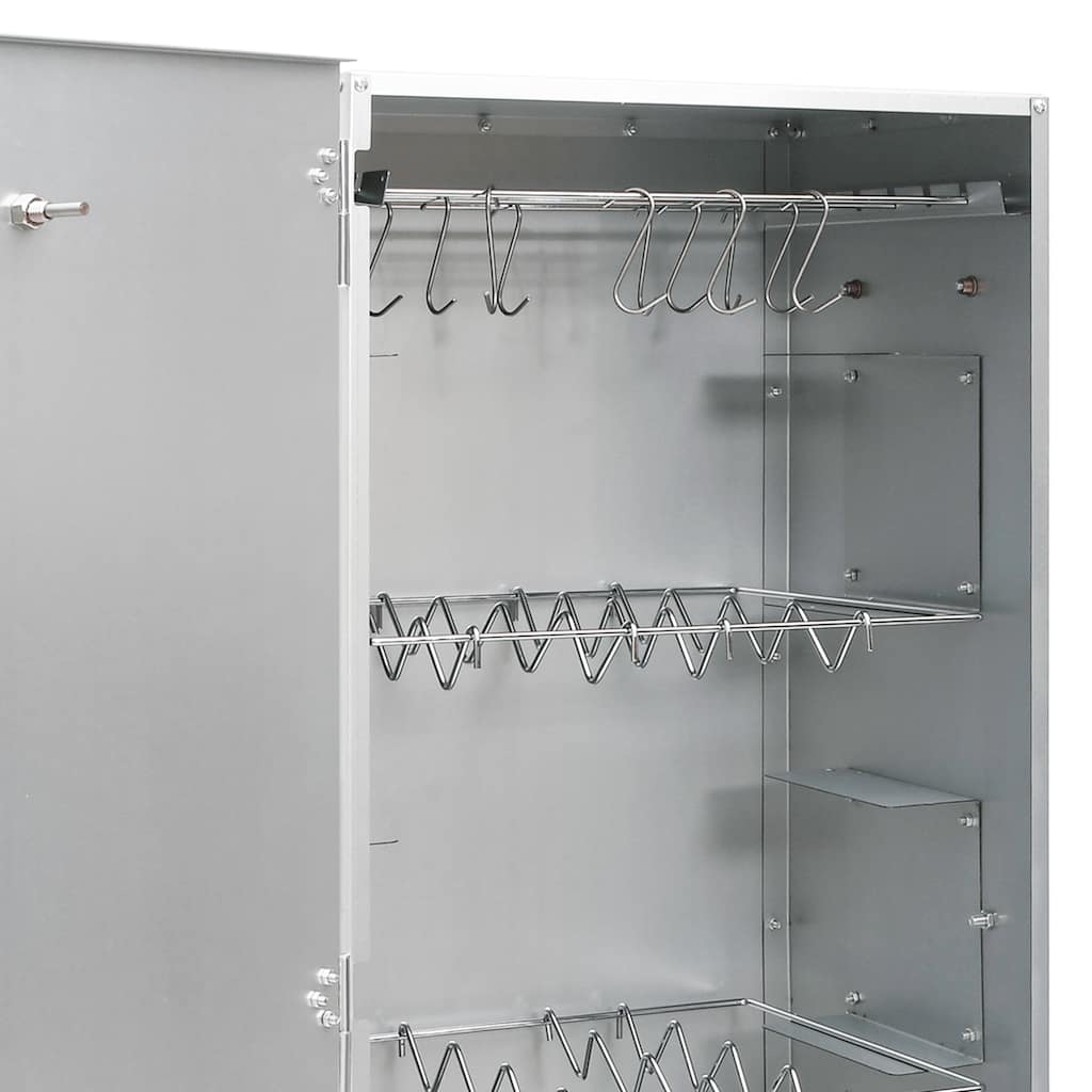 Defumador p/ churrasqueira c/ gerador fumo frio aço galvanizado