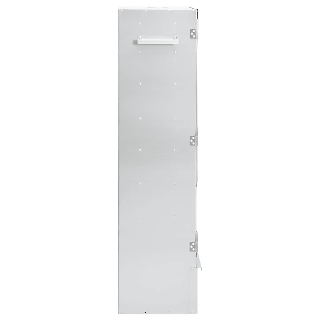 Defumador p/ churrasqueira c/ gerador fumo frio aço galvanizado