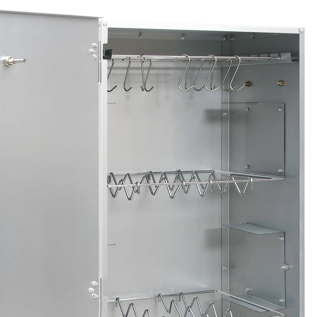 Defumador p/ churrasqueira c/ gerador fumo frio aço galvanizado