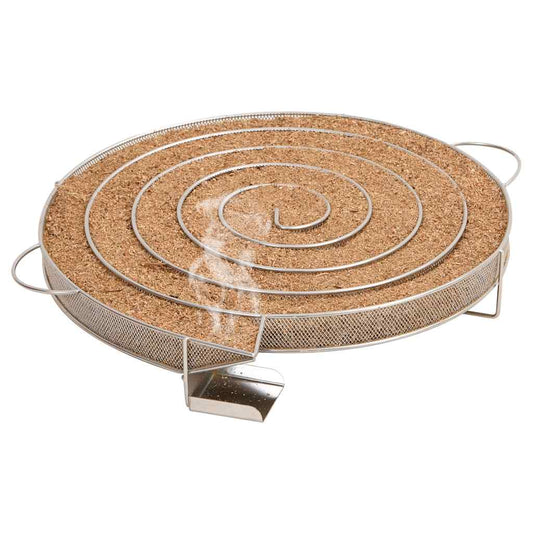 Gerador de fumo frio redondo 33,5 cm aço inoxidável