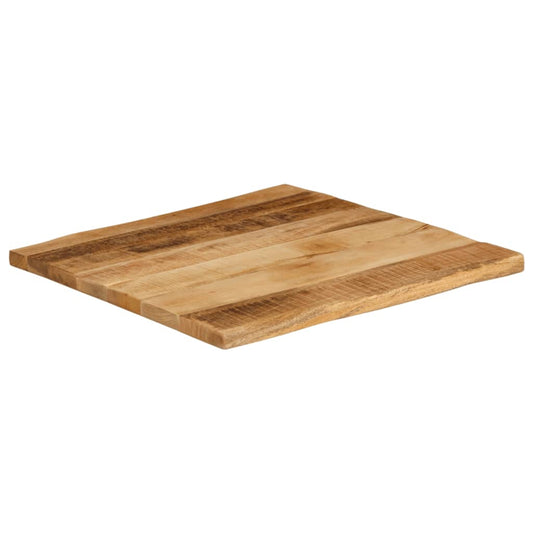 Tampo de mesa c/ borda viva 80x80x2,5cm mangueira áspera maciça