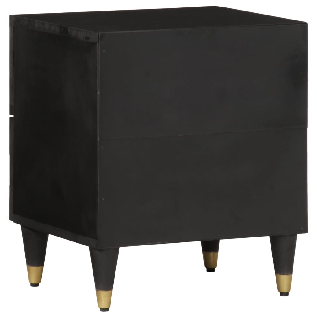 Mesa de cabeceira 40x33x46 cm madeira de mangueira maciça