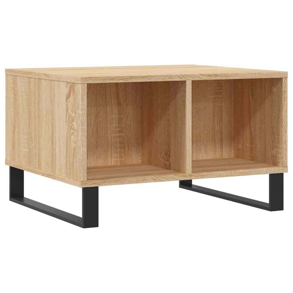 Mesa de centro 60x50x36,5 cm derivados madeira carvalho sonoma