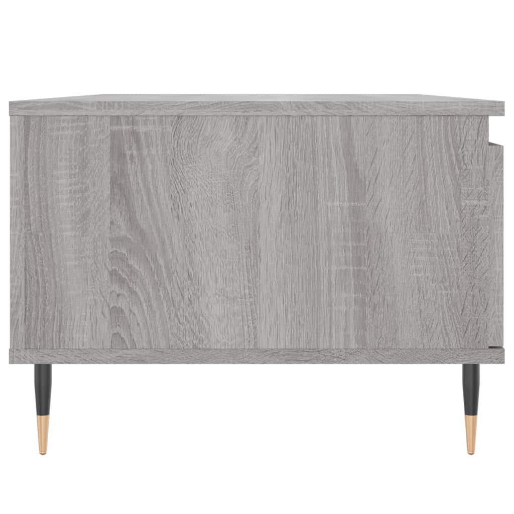 Mesa de centro 90x50x36,5 cm derivados madeira cinzento sonoma