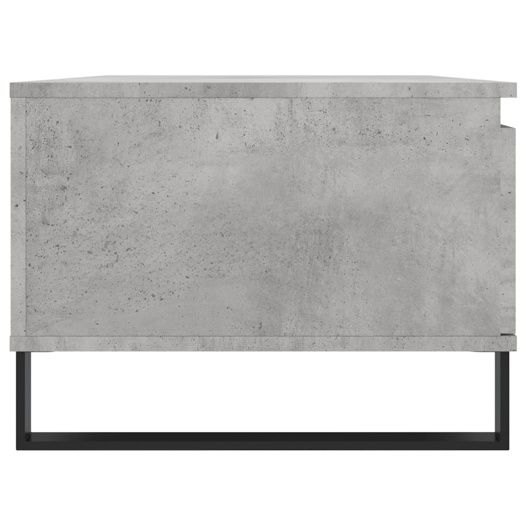 Mesa de centro 90x50x36,5 cm derivados madeira cinzento cimento