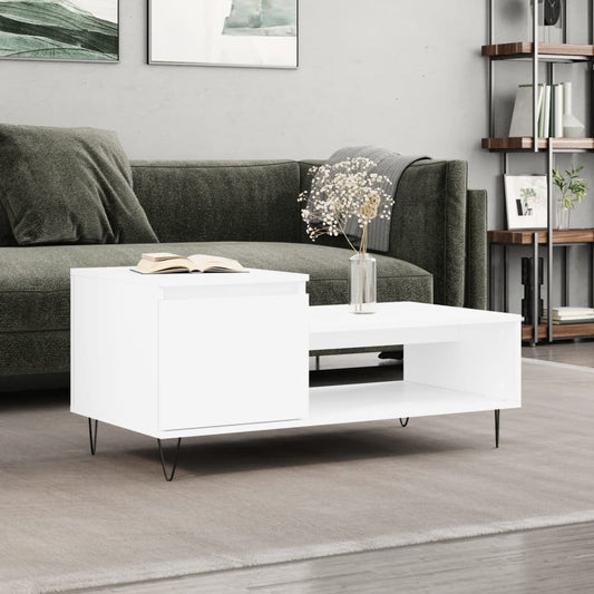 Mesa de centro 100x50x45 cm derivados de madeira branco