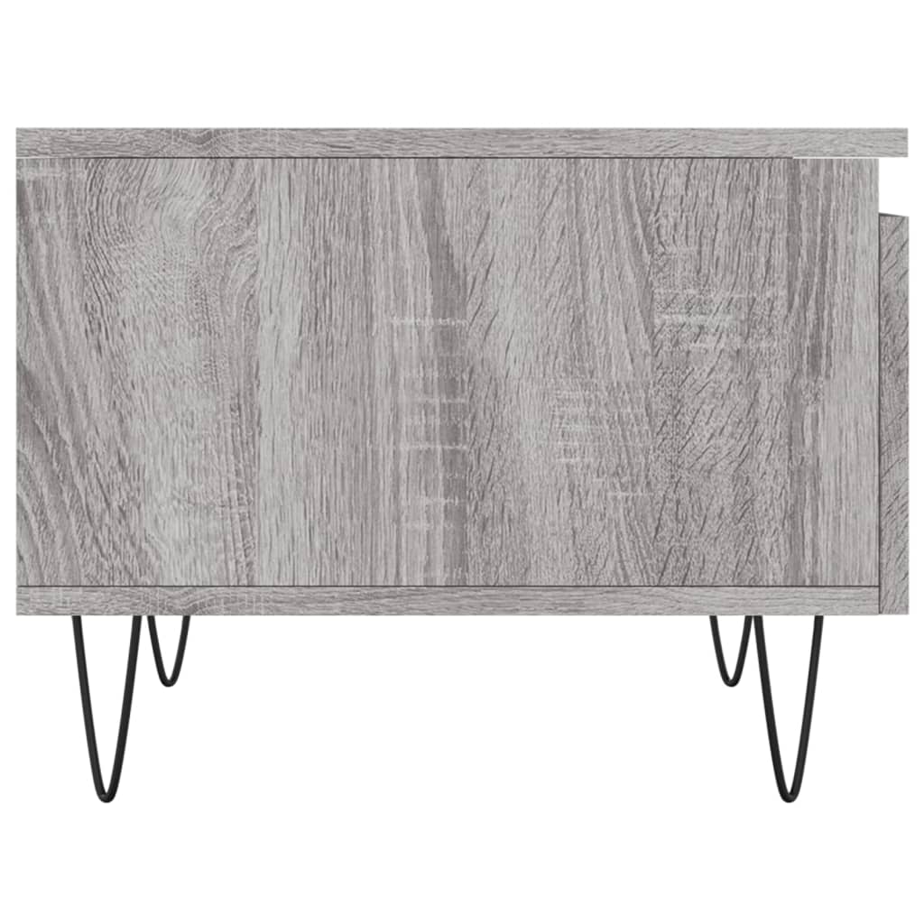 Mesas de centro 2 pcs 50x46x35cm deriv. madeira cinzento sonoma