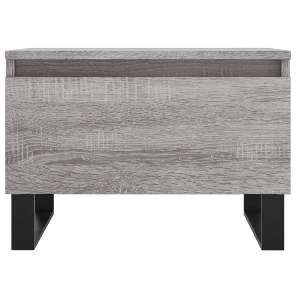 Mesas de centro 2 pcs 50x46x35cm deriv. madeira cinzento sonoma