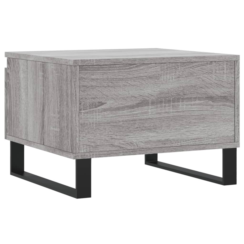 Mesas de centro 2 pcs 50x46x35cm deriv. madeira cinzento sonoma