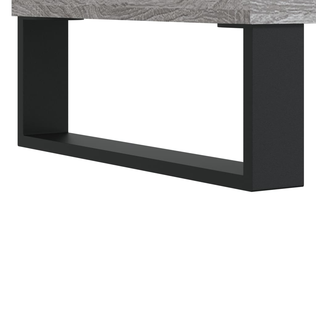 Mesas de centro 2 pcs 50x46x35cm deriv. madeira cinzento sonoma