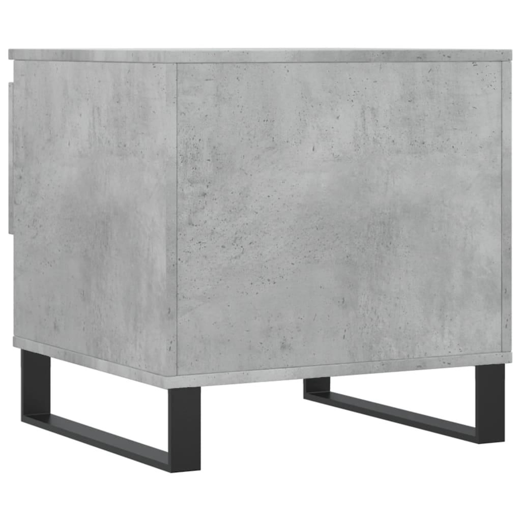 Mesas de centro 2 pcs 50x46x50 cm deriv. madeira cinza-cimento