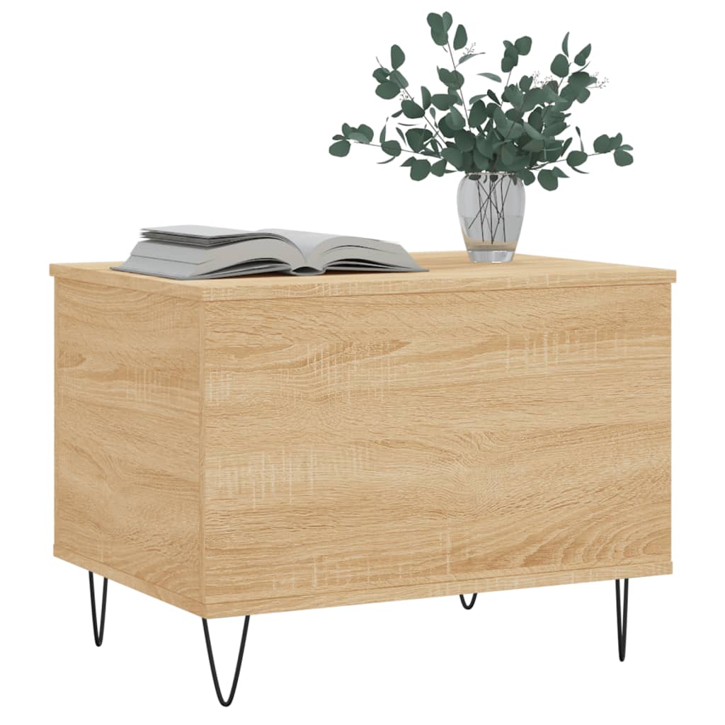 Mesa de centro 60x44,5x45 cm derivados madeira carvalho sonoma
